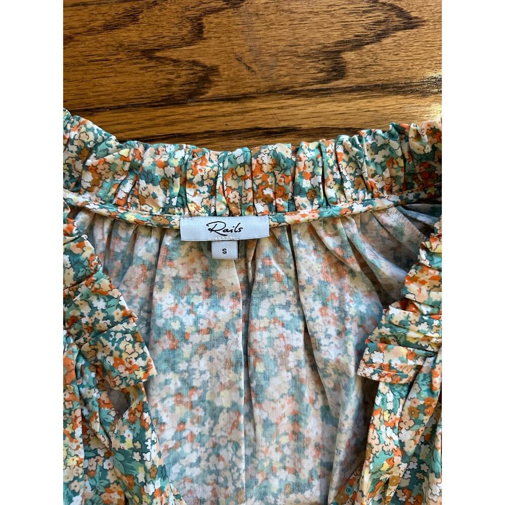 Rails Amal Floral Print Blouse NWOT Small - Picture 12 of 12